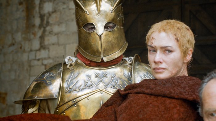Cersei Lannister and The Mountain from Game of Thrones