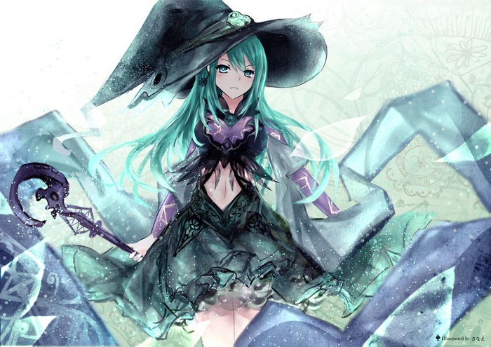 Natsumi from Date A Live as a witch