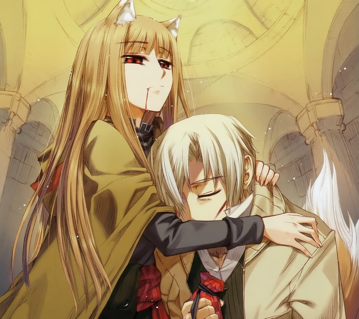 Holo and Kraft Lawrence from Spice and Wolf