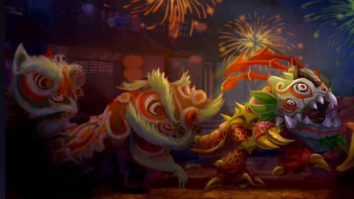 Kog'Maw from League of Legends Lunar Revel