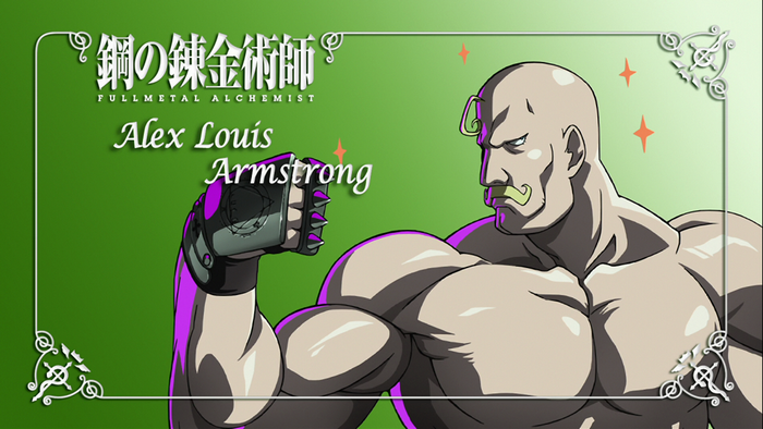 Alex Louis Armstrong from Fullmetal Alchemist