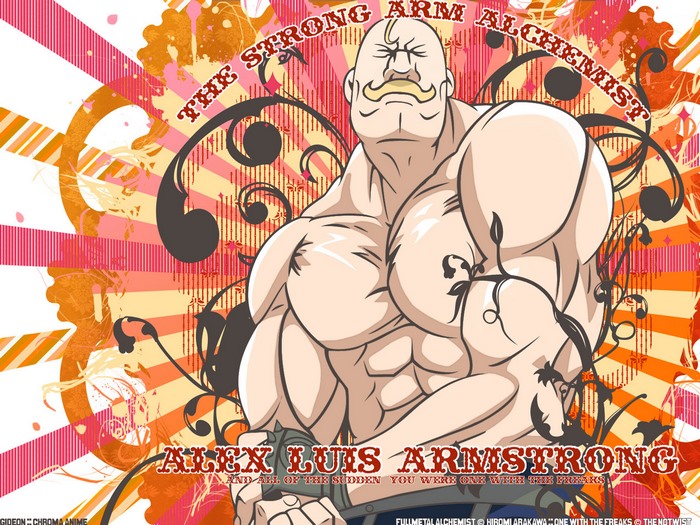 Alex Louis Armstrong from Fullmetal Alchemist