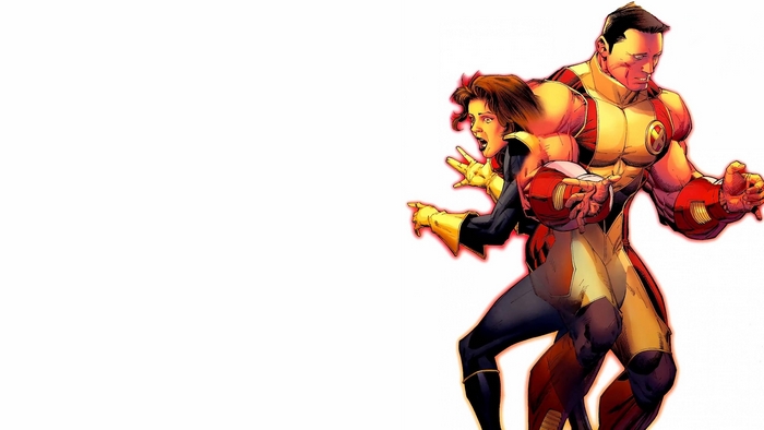 Kitty Pryde and Colossus from X-Men