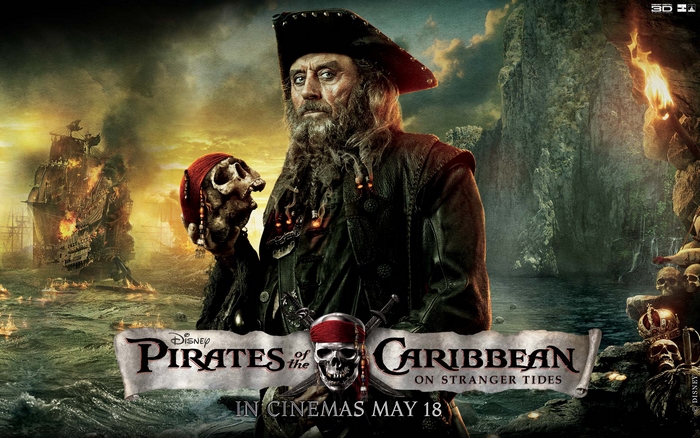 Blackbeard from Pirates of the Caribbean: On Stranger Tides