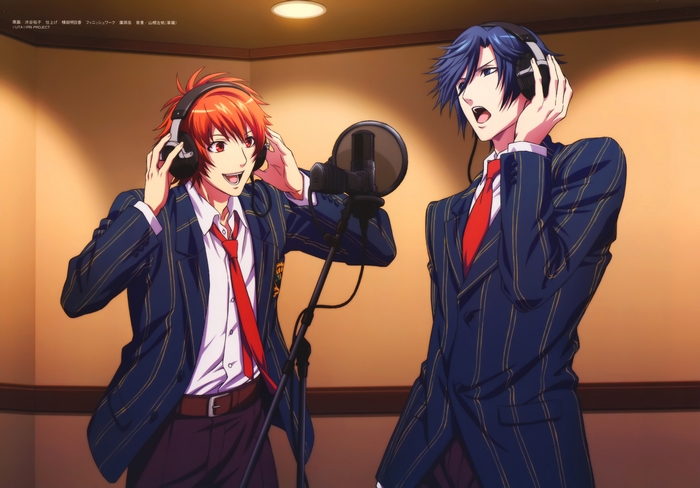 Ittoki Otoya and Camus from Uta no Prince-sama
