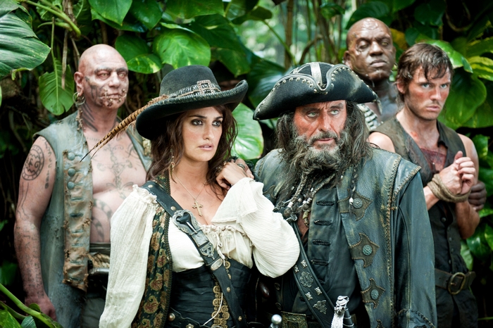 Blackbeard and Angelica from Pirates of the Caribbean