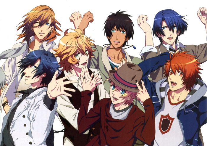 Group of male anime characters