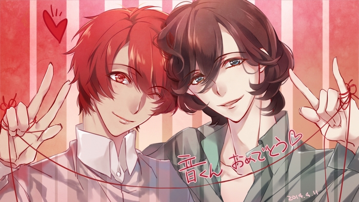 Ittoki Otoya and Syo Kurusu from Uta no Prince-sama