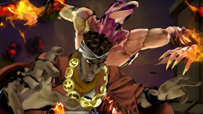 Muhammad Avdol from JoJo's Bizarre Adventure