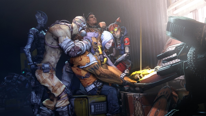Borderlands characters gathered together