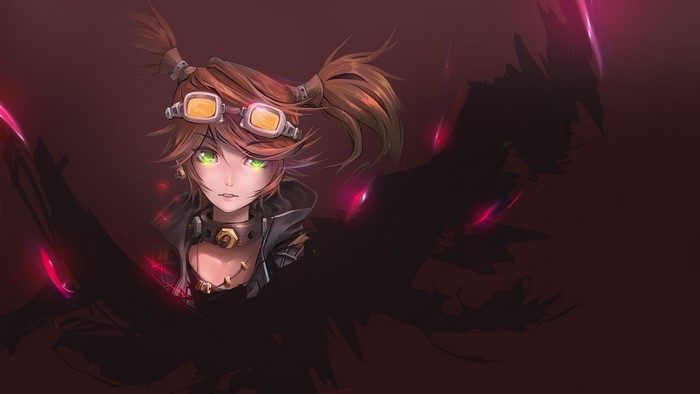 Gaige from Borderlands with dark wings