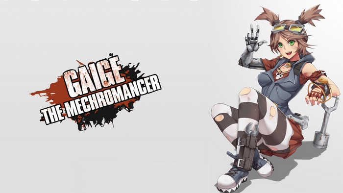 Gaige the Mechromancer from Borderlands