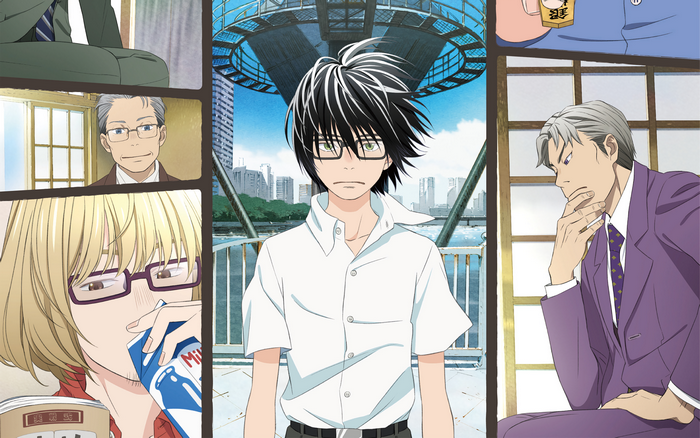Rei Kiriyama and other characters from March Comes In Like a Lion
