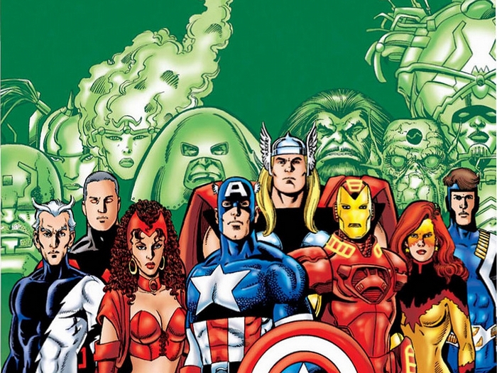 Avengers and Juggernaut from Marvel Comics
