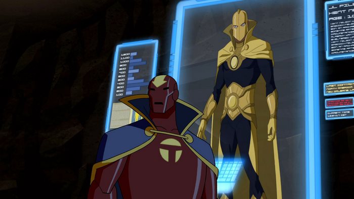 Red Tornado and Doctor Fate from Justice League