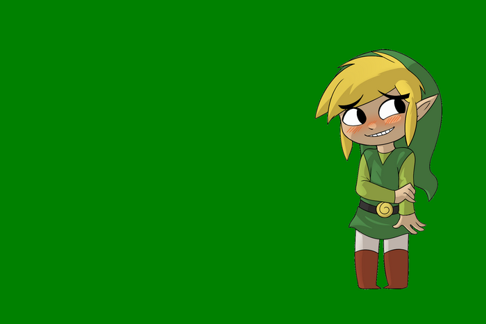 Toon Link from The Legend of Zelda