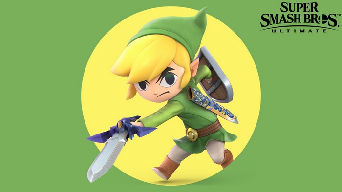 Toon Link from Super Smash Bros. Ultimate