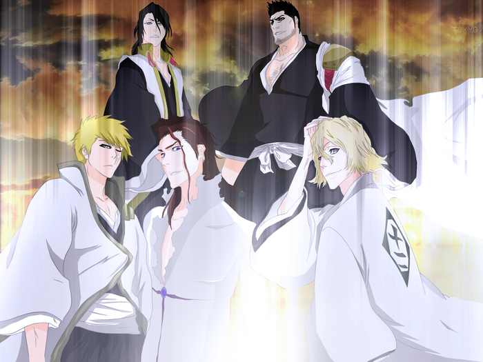 Isshin Kurosaki and other Bleach characters