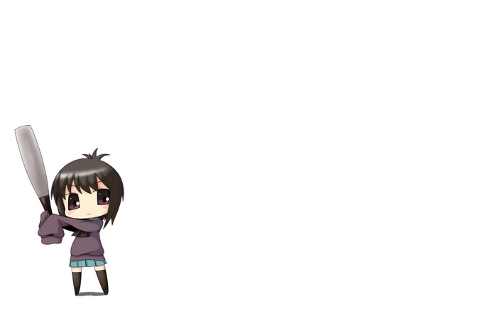 Tooru Ichii holding a baseball bat