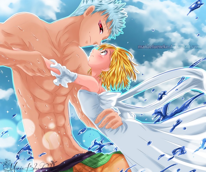 Elaine and Ban from The Seven Deadly Sins