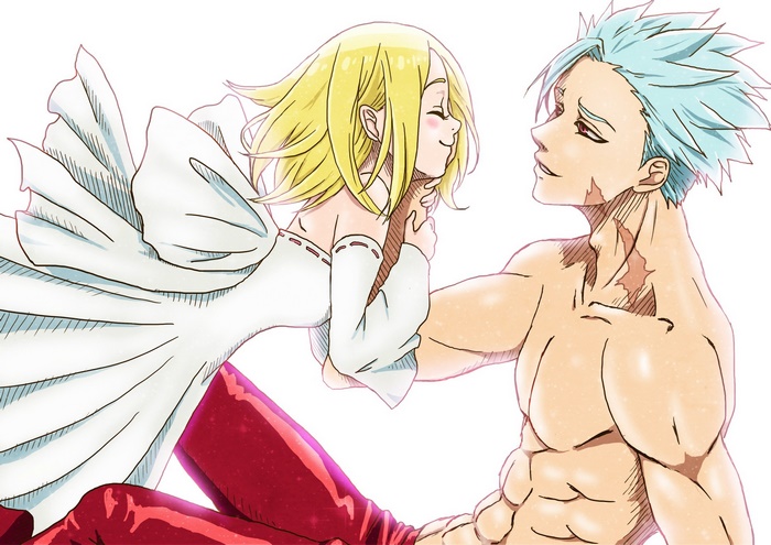 Elaine and Ban from The Seven Deadly Sins