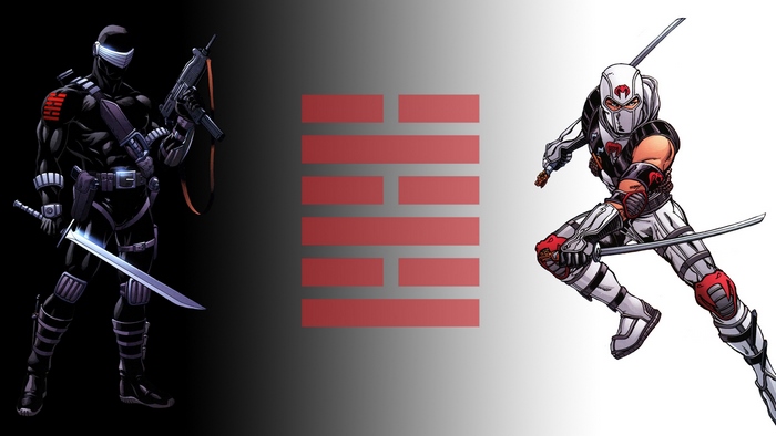 Snake Eyes and Storm Shadow from G.I. Joe