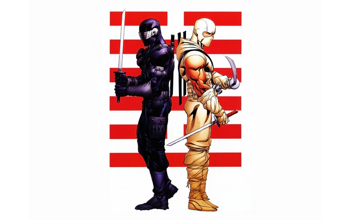 Snake Eyes and Storm Shadow from G.I. Joe