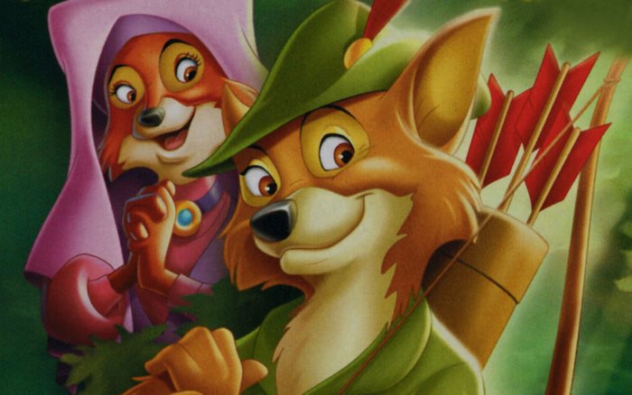 Robin Hood and Maid Marian from Disney's Robin Hood