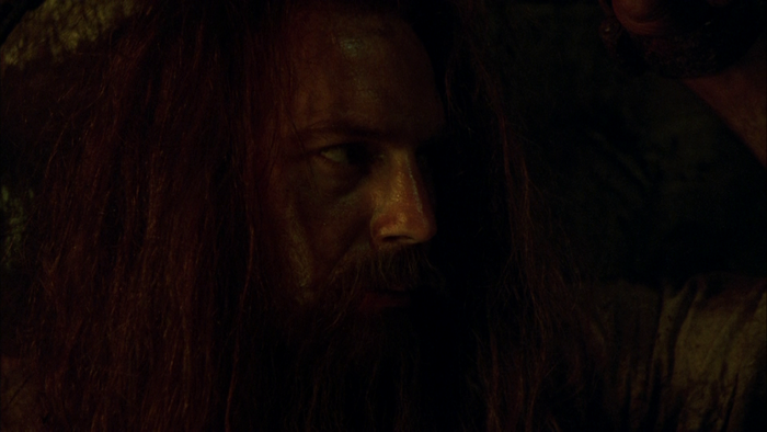 Man with long hair and beard