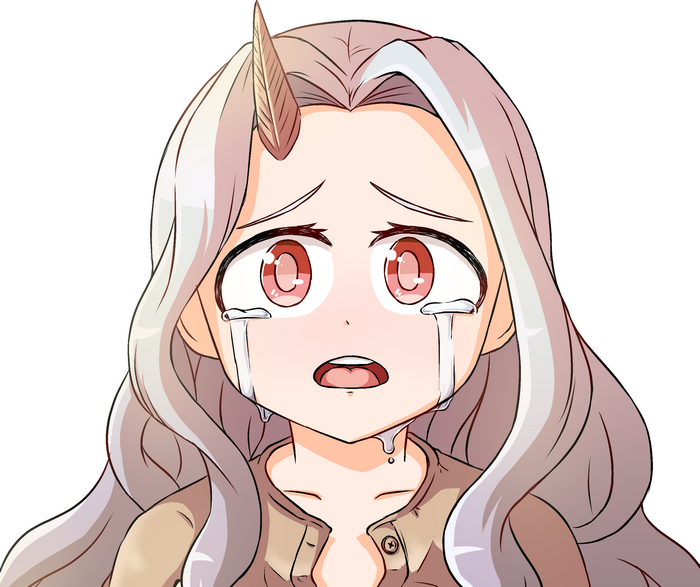 Eri from My Hero Academia crying