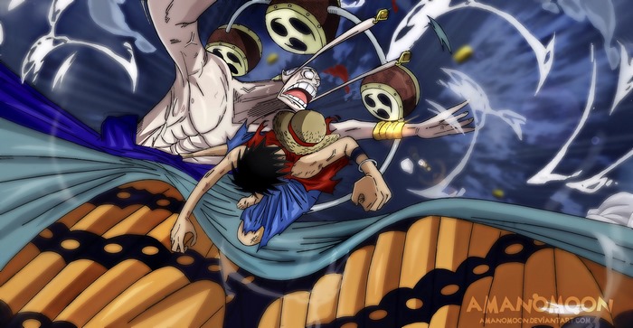 Monkey D. Luffy vs. Enel from One Piece