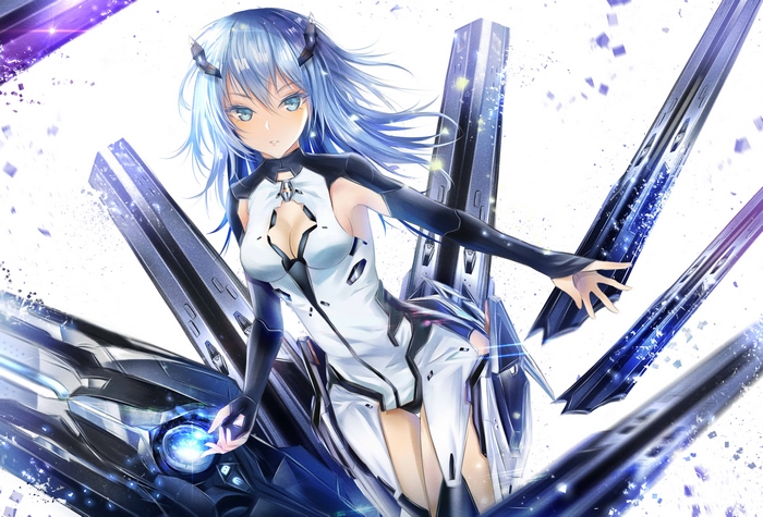 Lacia from Beatless with mechanical wings
