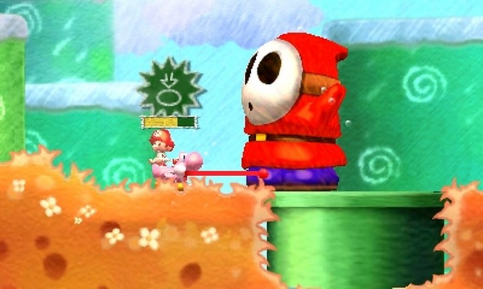 Peach and Yoshi from Mario vs. Shy Guy