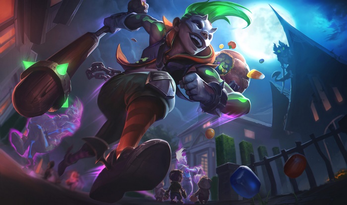 Ekko from League of Legends Halloween Skin