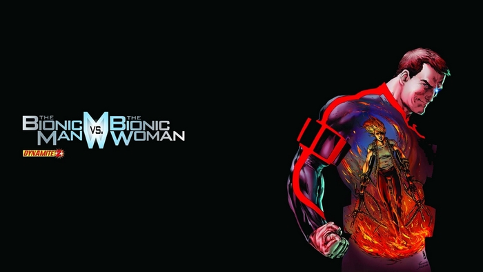 The Bionic Man vs. The Bionic Woman Dynamite Comics