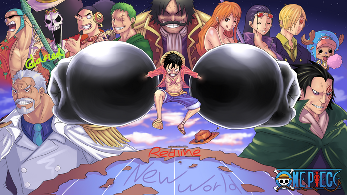One Piece characters in the New World