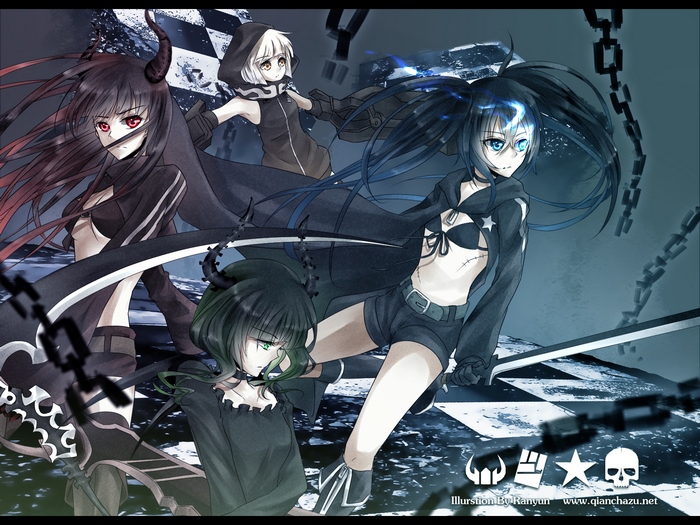 Black Rock Shooter characters