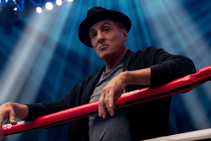 Rocky Balboa in a boxing ring