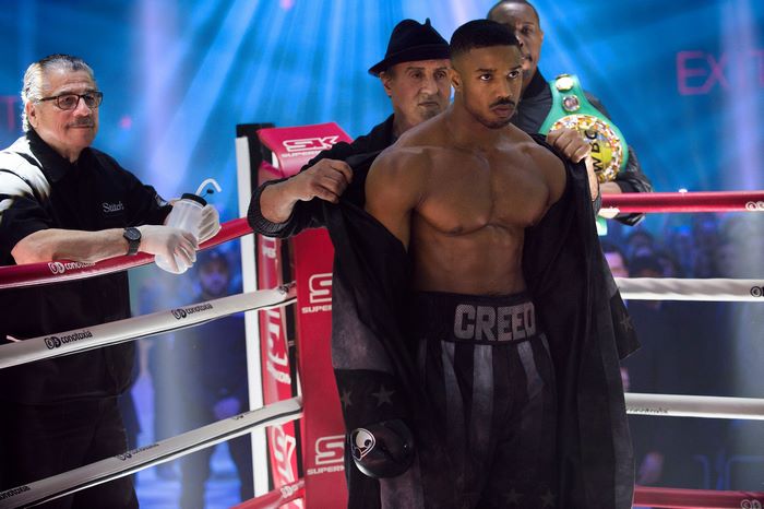 Adonis Creed from Creed in a boxing ring