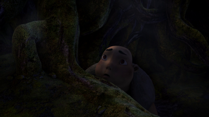 Lian-Chu hiding in a dark forest