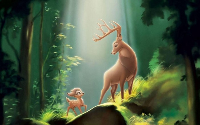 Bambi and Great Prince of the Forest
