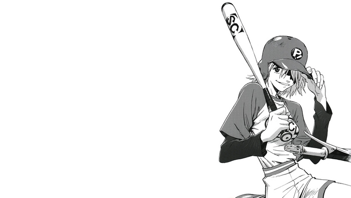 Haruko Haruhara from FLCL with baseball bat