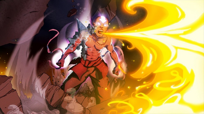 Aang from Avatar in the Avatar State