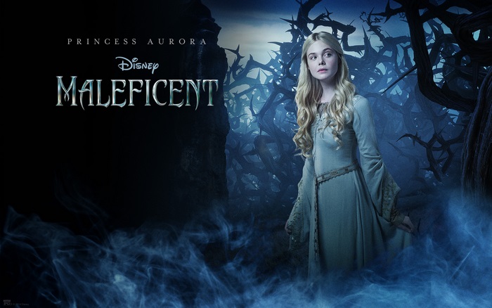 Maleficent in Enchanted Dark Forest