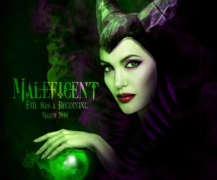 Maleficent with a magic orb