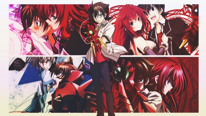 Issei Hyoudou and Rias Gremory from High School DxD