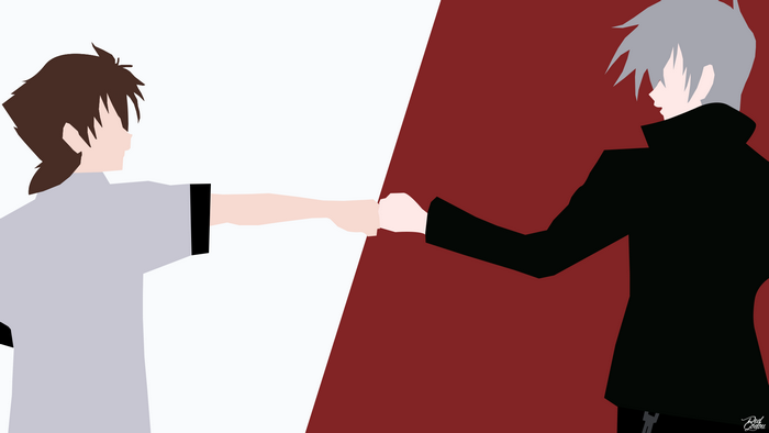 Issei Hyoudou fist bumping