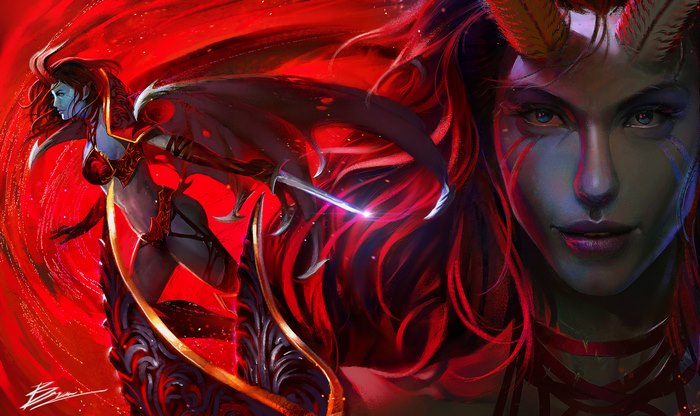Queen of Pain from DotA 2