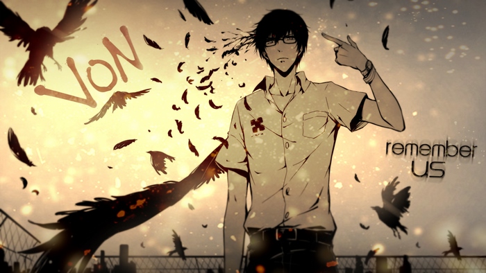 Nine from Zankyou no Terror with birds