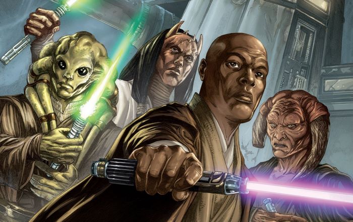 Jedi Masters with Lightsabers